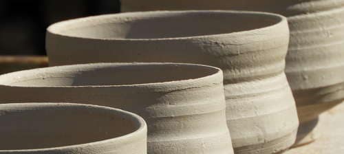 Teeschalen Müritzkeramik roh